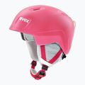 Kinderskihelm UVEX Manic Pro rosa matt 6