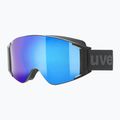 Skibrille UVEX G.gl 3000 TO black matt/mirror blue/lasergold lite/clear 5