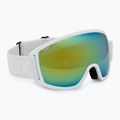 Skibrille UVEX Topic white matt/mirror orange blue