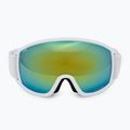 Skibrille UVEX Topic white matt/mirror orange blue 2
