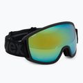Skibrille UVEX Topic black matt/mirror orange blue