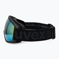 Skibrille UVEX Topic black matt/mirror orange blue 4