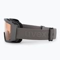 Skibrille UVEX Saga TO rhino mat/mirror silver/lasergold lite/clear 55/1/351/53 4