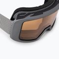 Skibrille UVEX Saga TO rhino mat/mirror silver/lasergold lite/clear 55/1/351/53 5