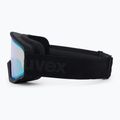 Skibrille UVEX Athletic FM black mat/mirror green lasergold lite55//52/233 4