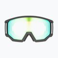 Skibrille UVEX Athletic FM black mat/mirror green lasergold lite55//52/233 6