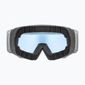 Skibrille UVEX Athletic FM rhino mat/mirror silver blue 55//52/523 8