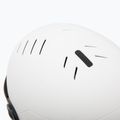 Kinder-Skihelm UVEX Rocket Visor Jr white/black matte/mirror blue/smoke 9
