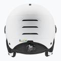 Kinder-Skihelm UVEX Rocket Visor Jr white/black matte/mirror blue/smoke 3