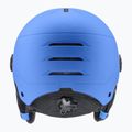 Skihelm Kinder UVEX Rocket Visor Jr blue matt/mirror blue/smoke 2
