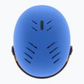 Skihelm Kinder UVEX Rocket Visor Jr blue matt/mirror blue/smoke 4