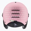 Skihelm Kinder UVEX Rocket Visor Jr pink confetti matt/mirror silver/lasergold lite 4