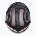 Skihelm Kinder UVEX Rocket Visor Jr pink confetti matt/mirror silver/lasergold lite 5
