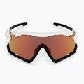 Fahrradbrille UVEX Sportstyle 228 weiß schwarz/rot verspiegelt 53/2/067/8206 3