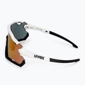 Fahrradbrille UVEX Sportstyle 228 weiß schwarz/rot verspiegelt 53/2/067/8206 4