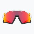 Fahrradbrille UVEX Sportstyle 228 weiß schwarz/rot verspiegelt 53/2/067/8206 7