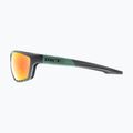 UVEX Sportstyle 706 schwarz/moosmatt/rot verspiegelte Sonnenbrille 2