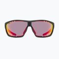 UVEX Sportstyle 706 schwarz/moosmatt/rot verspiegelte Sonnenbrille 3