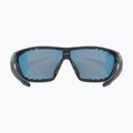 UVEX Sportstyle 706 schwarz/moosmatt/rot verspiegelte Sonnenbrille 4