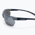 UVEX Sportstyle 114 grau-blaue Sonnenbrille S5309395416 4