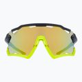 UVEX Sportstyle 228 schwarz gelb matt/gelb spiegelnde Fahrradbrille 53/2/067/2616 7