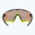 UVEX Sportstyle 228 schwarz gelb matt/gelb spiegelnde Fahrradbrille 53/2/067/2616 8