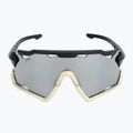 UVEX Sportstyle 228 schwarz sandmatt/verspiegelt silberne Fahrradbrille 53/2/067/2816 3