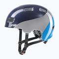 UVEX Kinderfahrradhelm HLMT 4 deep space/blaue Welle 6