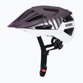Fahrradhelm UVEX Quatro CC pflaume/weiß matt 3