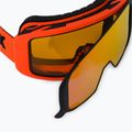 Skibrille UVEX Saga TO fierce red mat/mirror red laser/gold lite/clear 55/1/351/33 6