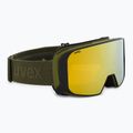 Skibrille UVEX Saga TO croco mat/mirror gold/lasergold lite/clear 55/1/351/83 7