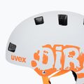 Kinderhelm UVEX Kid 3 CC dirtbike light grey/orange 7