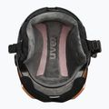 Skihelm Kinder UVEX Rocket Visor Jr rhino/blush matt/mirror silver/lasergold lite 5