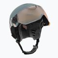 Skihelm Kinder UVEX Rocket Visor Jr rhino/blush matt/mirror silver/lasergold lite 9