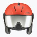 Skihelm UVEX Instinct Visor schwarz-rot 56/6/26/75 10