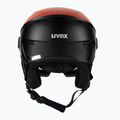 Skihelm UVEX Instinct Visor schwarz-rot 56/6/26/75 3