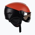 Skihelm UVEX Instinct Visor schwarz-rot 56/6/26/75 4
