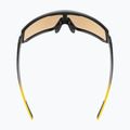UVEX Sportstyle 235 sunbee schwarz matt/verspiegelt gelb Fahrradbrille 53/3/003/2616 4