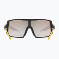 UVEX Sportstyle 235 sunbee schwarz matt/verspiegelt gelb Fahrradbrille 53/3/003/2616 5