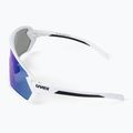 UVEX Sportstyle 231 2.0 weiß matt/verspiegelt blau Fahrradbrille 53/3/026/8806 4