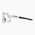 UVEX Sportstyle 228 V weiß matt/verspiegelt silberne Sonnenbrille 53/3/030/8805 7