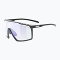 Sonnenbrille UVEX Mtn Perform V black matt/litemirror blue
