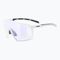 UVEX Mtn Perform V weiß matt/verspiegelt blau Sonnenbrille 53/3/038/8803
