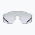 UVEX Mtn Perform V weiß matt/verspiegelt blau Sonnenbrille 53/3/038/8803 2