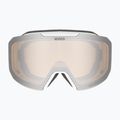 UVEX Evidnt Attract CV S2 Skibrille weiß matt/verspiegelt silber/contr gelb/klar 2