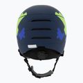 Skihelm Kinder UVEX Rocket Visor Jr blue puzzle matt/mirror blue/smoke 4