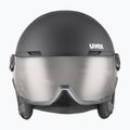 Skihelm UVEX Wanted Visor Pro V schwarz matt/variomatc smoke 7