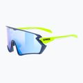 UVEX Sportstyle 231 2.0 blau gelb matt/verspiegelt blaue Sonnenbrille