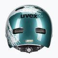 Kinderhelm UVEX Kid 3 teal / silber 3