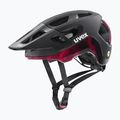 UVEX React MIPS Fahrradhelm schwarz/rubinrot matt 6